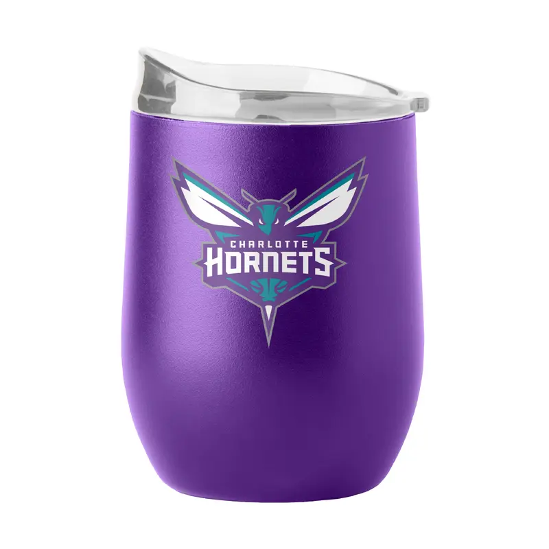 Charlotte Hornets 16oz Flipside Powder Coat Curved Bev