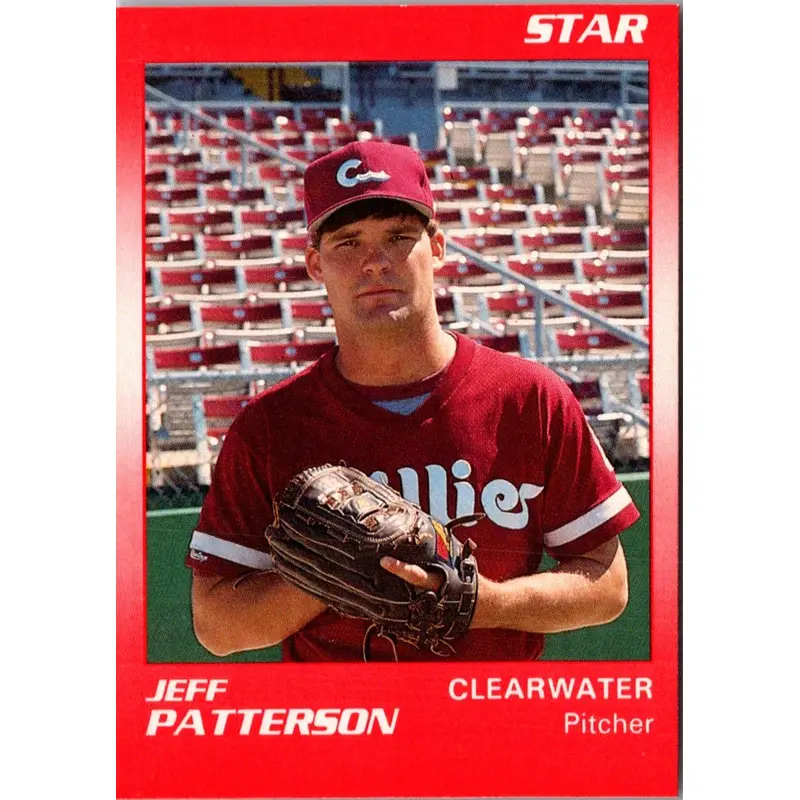 1990 Star Clearwater Phillies Jeff Patterson #17