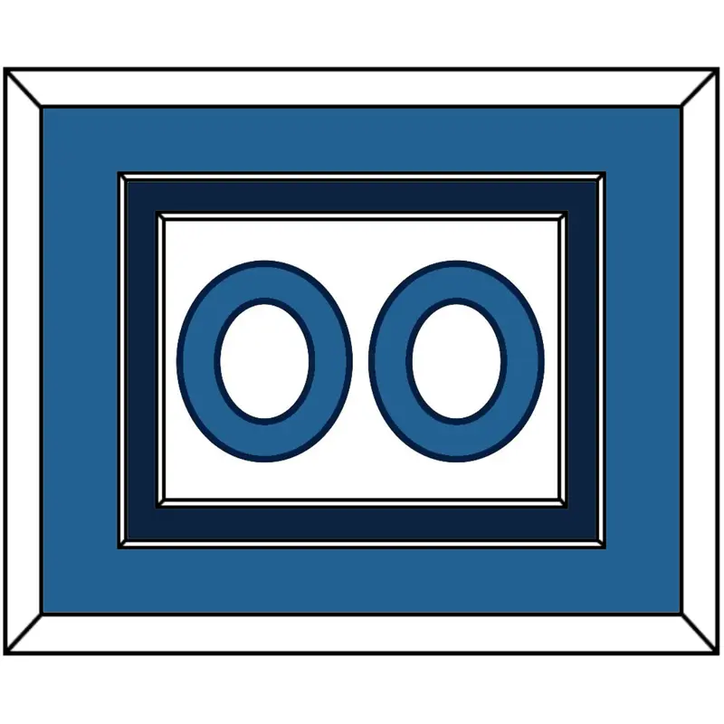 Minnesota Number - White Association - Double Mat 4