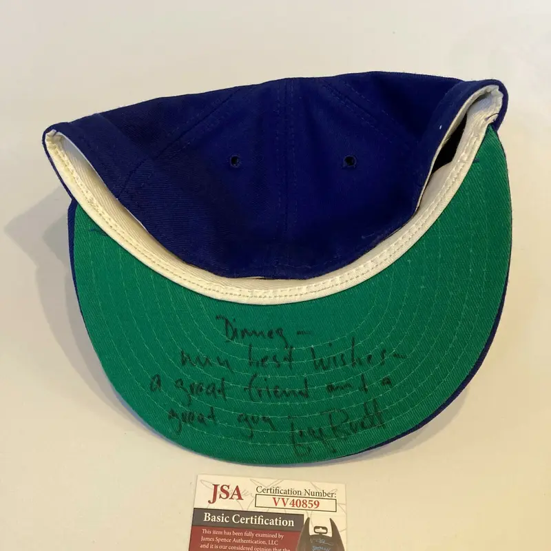 George Brett Signed Vintage Kansas City Royals Game Model Baseball Hat JSA COA