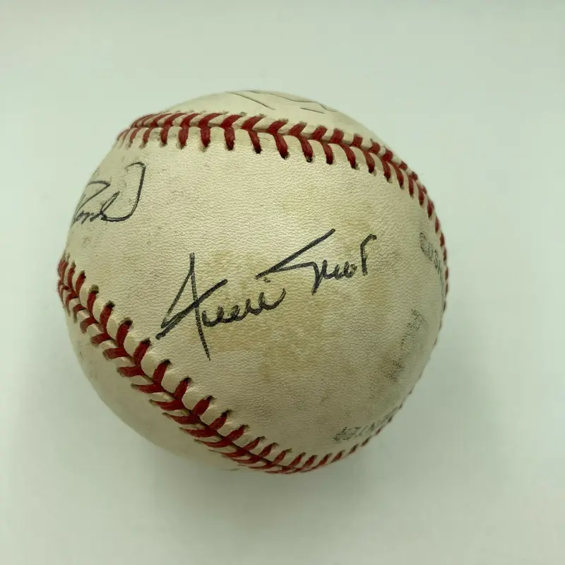 SF Giants Legends Willie Mays Barry Bonds Bobby Bonds Signed Baseball JSA LOA