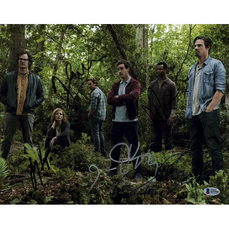 IT Chapter Two (5) Chastain, McAvoy, Mustafa +2 Signed 11x14 Photo BAS #A57544