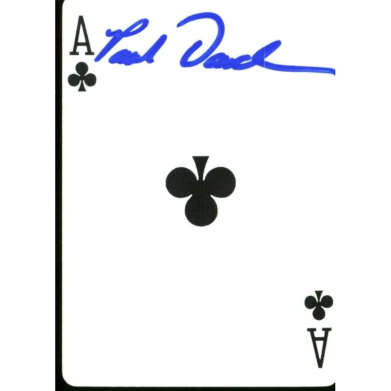Paul Darden Authentic Signed Ace of Clubs Poker Playing Card Autographed