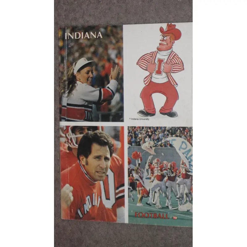 1979 INDIANA UNIVERSITY FOOTBALL MEDIA GUIDE
