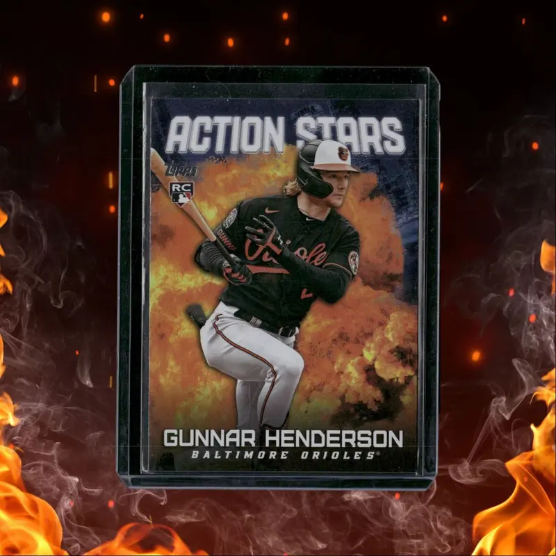 2023 Topps Update Gunnar Henderson Action Stars Rookie #AS-2