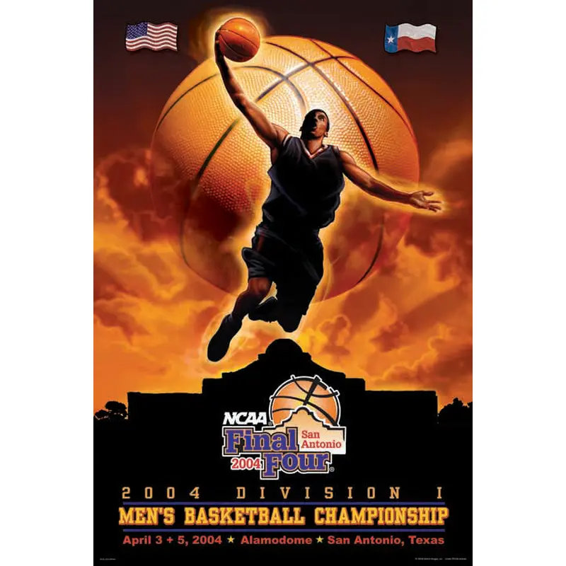 NCAA Men's Basketball Final Four 2004 Official Poster - Action Images Inc.