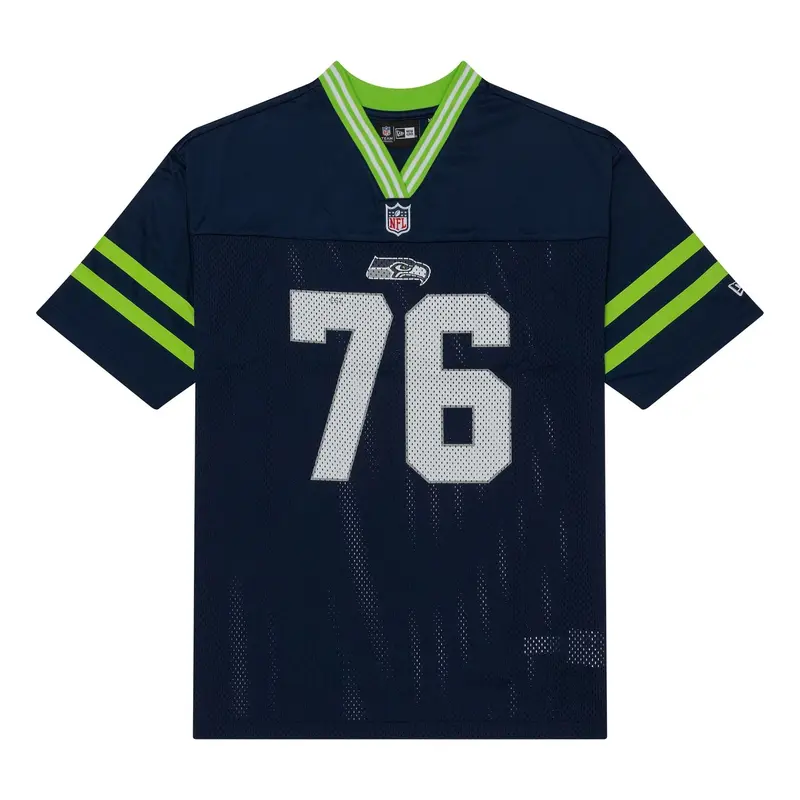 Seattle Seahawks NFL Mesh Dark Blue Mesh Jersey