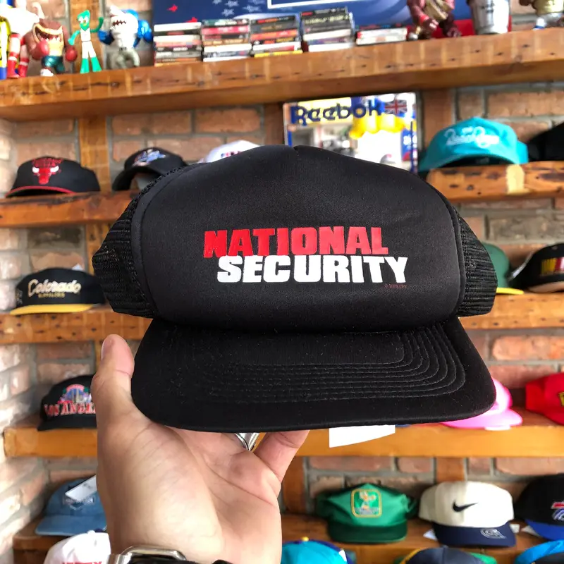Vintage 2000 National Security Movie Promo Trucker Snapback