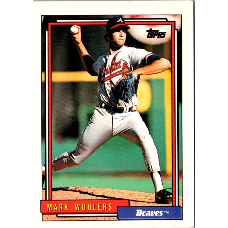 1992 Topps Mark Wohlers #703