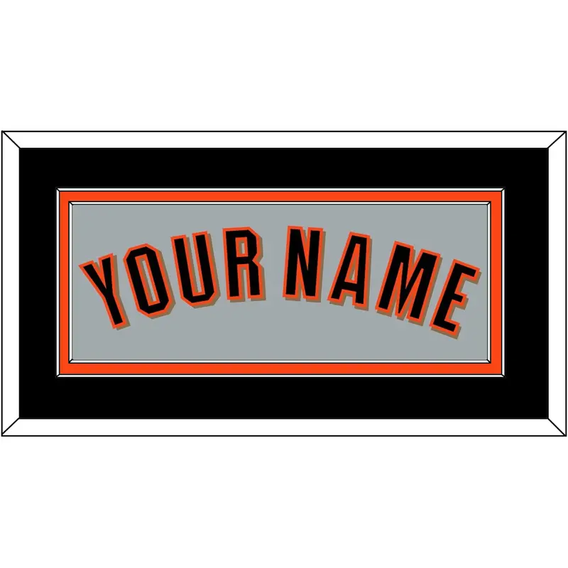 San Francisco Name - Road Gray (2022-2023) - Double Mat 3