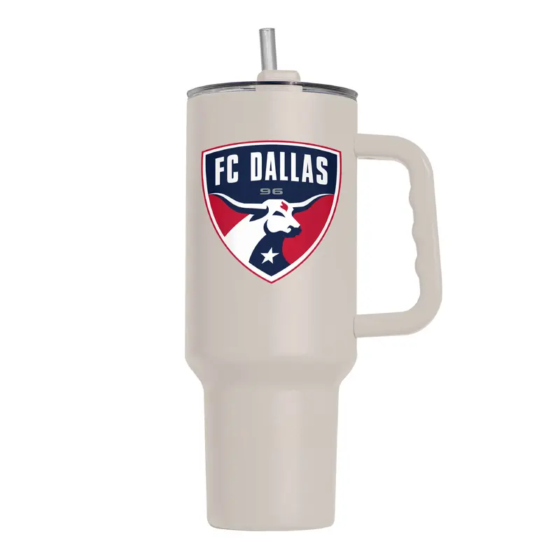 FC Dallas Sand 40oz Powder Coat Tumbler