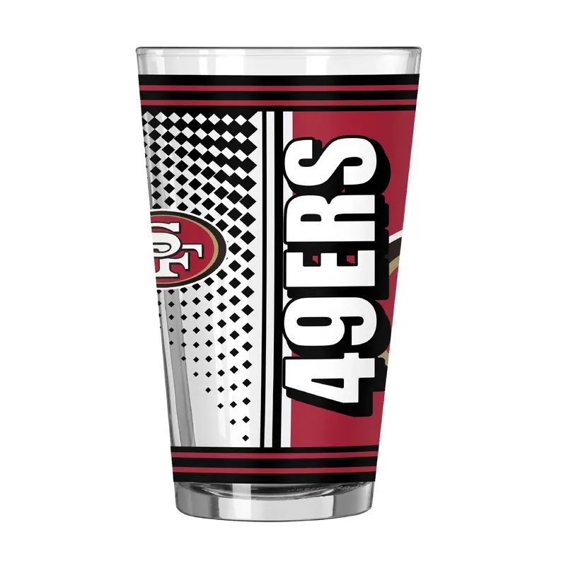 San Francisco 49ers 16oz Hero Pint Glass