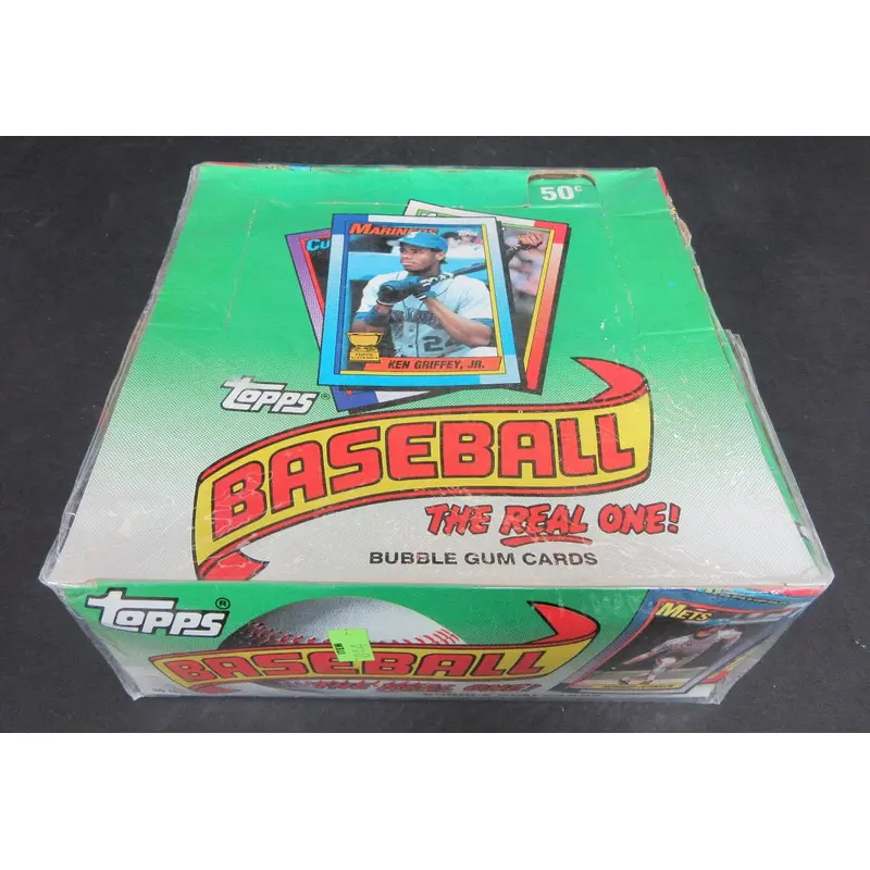 1990 Topps Baseball Box (Alternate Wrap)