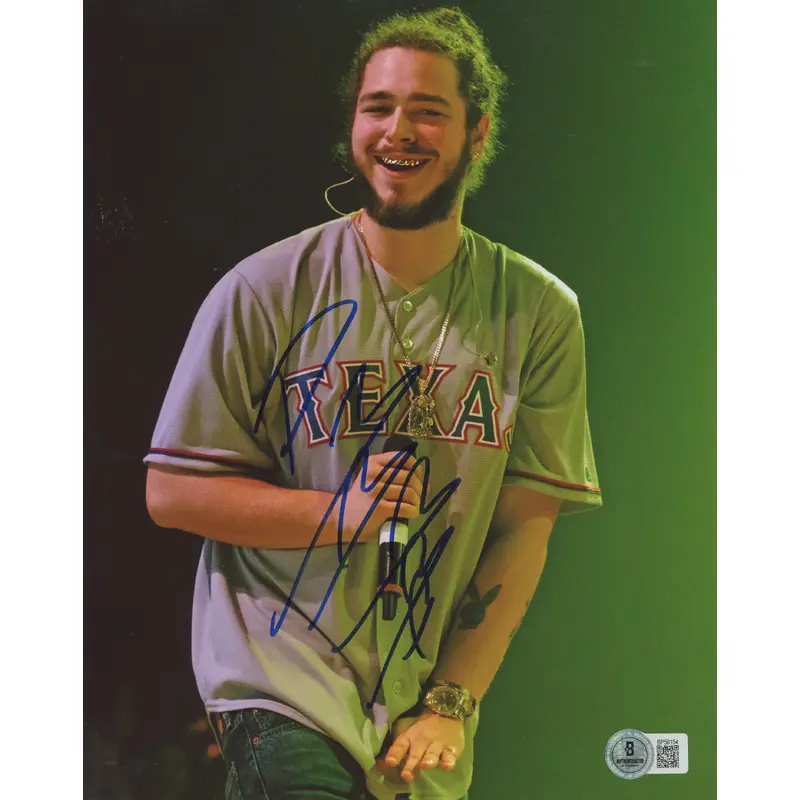 Post Malone Authentic Signed 8x10 Photo Autographed BAS #BP56154