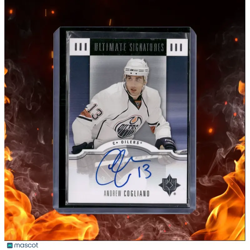 2007-08 Upper Deck Ultimate Andrew Cogliano Sensations Auto #SS-AC