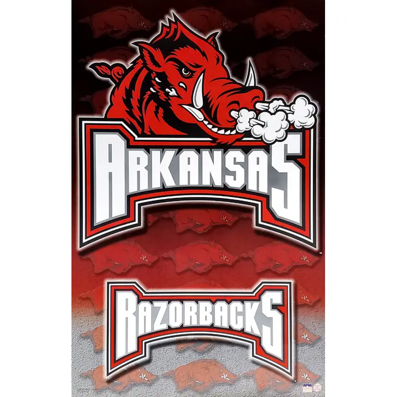 Arkansas Razorbacks Official NCAA Team Logo Poster - Starline Inc.