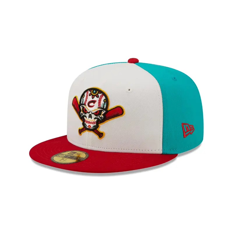 New Era - 59fifty Fitted - MiLB - COPA - Columbus Clippers - White/Teal/Real