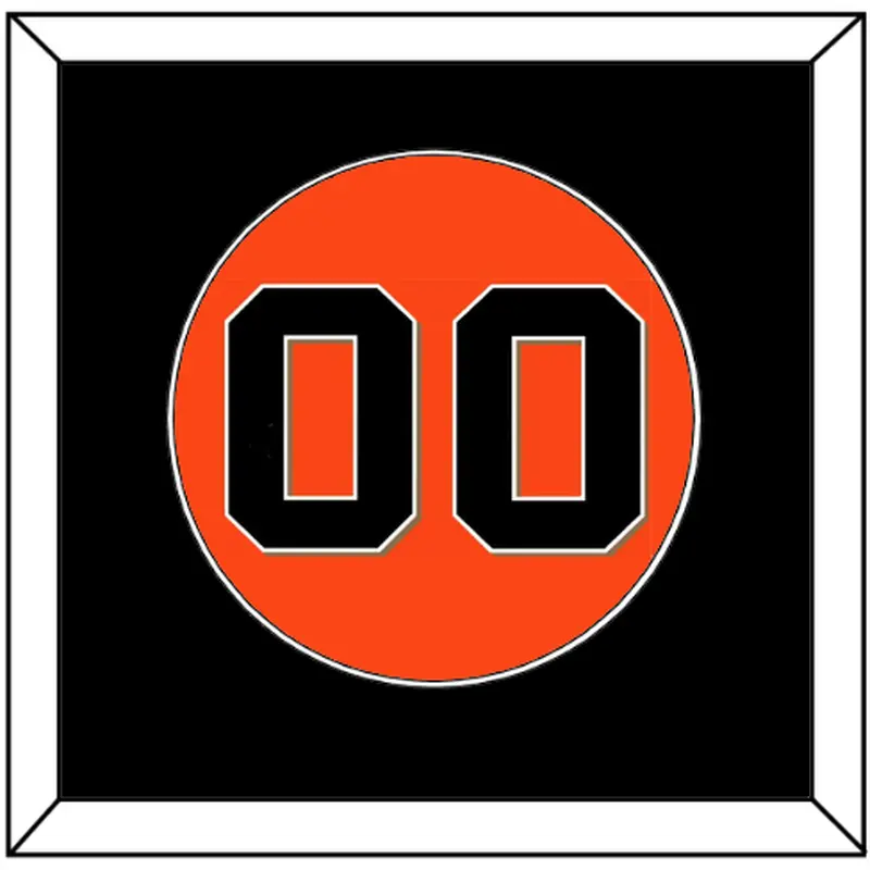 San Francisco Number - Alternate Orange - Single Mat 2