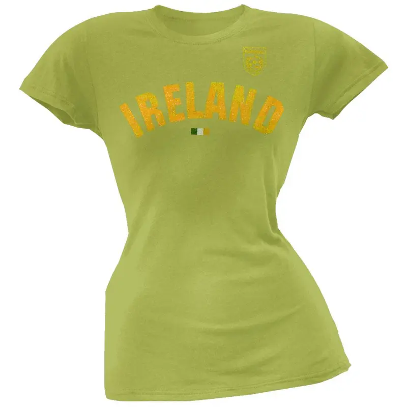 Ireland - Glitter Juniors T-Shirt