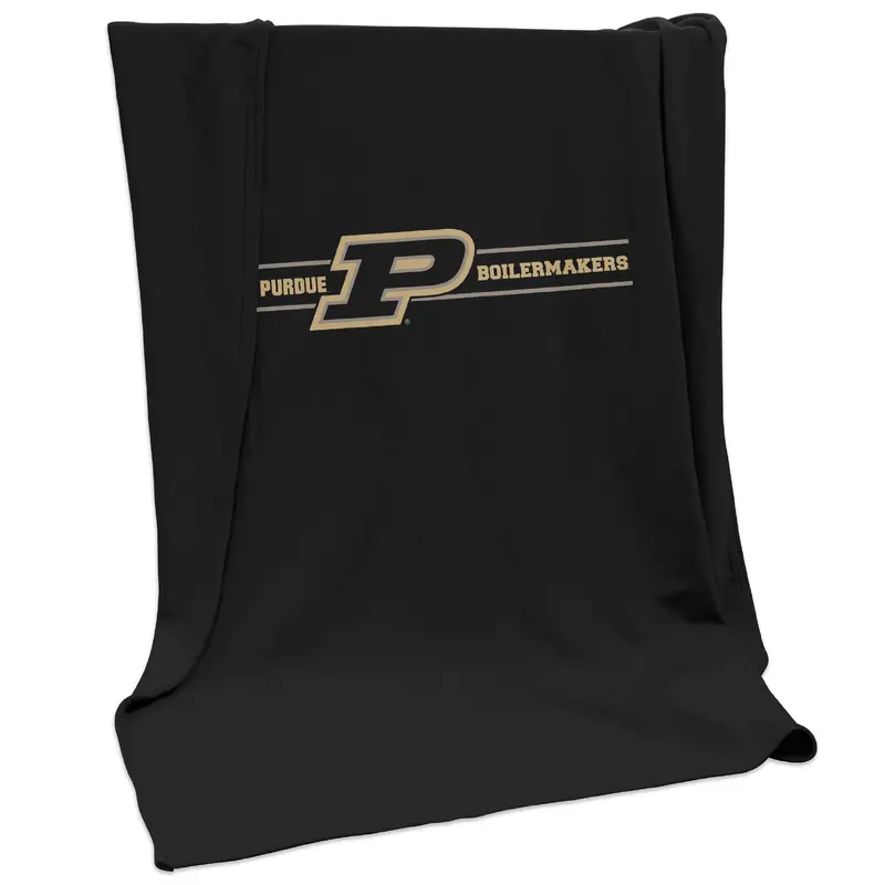 Purdue Campus Colors Sweatshirt Blanket (Screened)