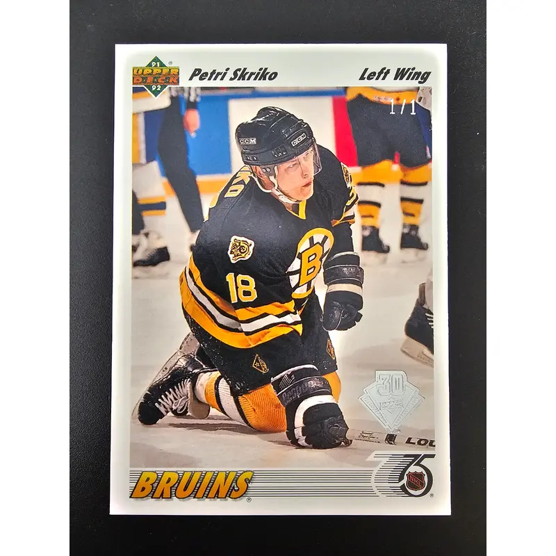 2019-20 Upper Deck 30th Anniversary Buyback 1991-92 - Petri Skriko #334 1of1
