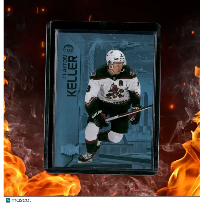 2023-24 Skybox Metal Universe Clayton Keller Blue Spectrum #106