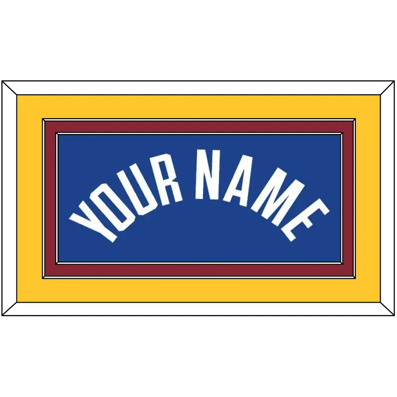Denver Name - Blue Statement (2018-2022) - Double Mat 2