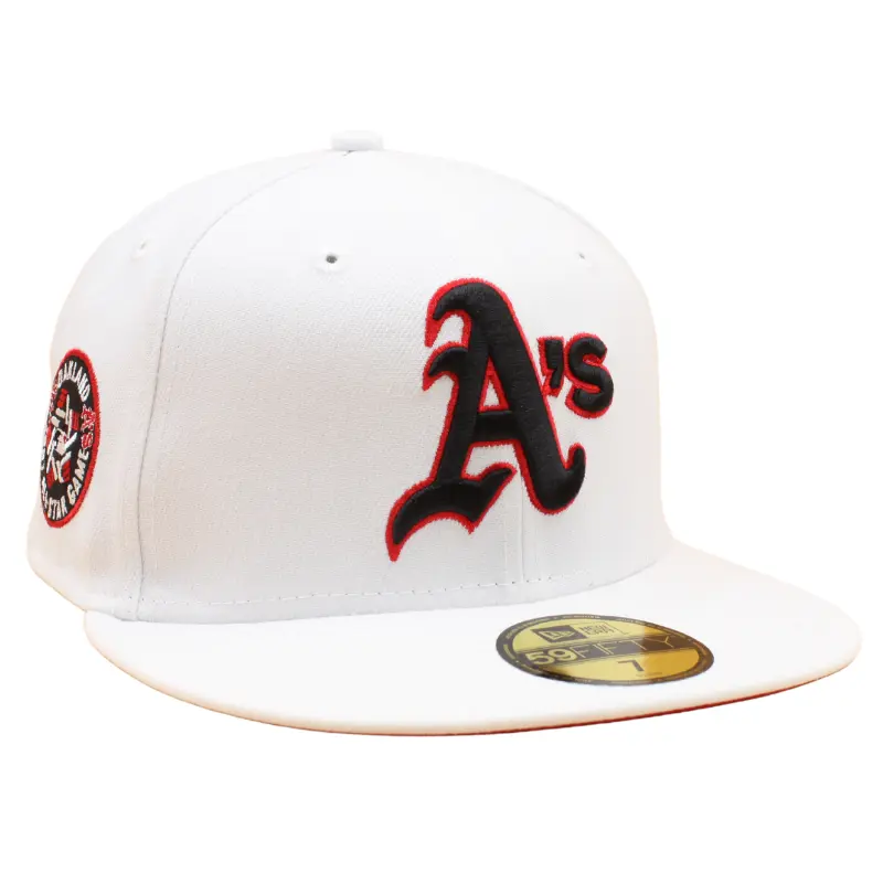 Oakland Athletics Cooperstown 59Fifty Fitted All Star Game 1987 - White/Red