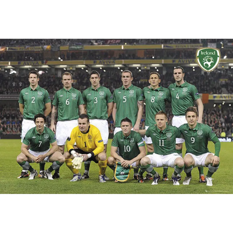 Republic of Ireland Football Matchday Team Portrait (2012) - GB Eye
