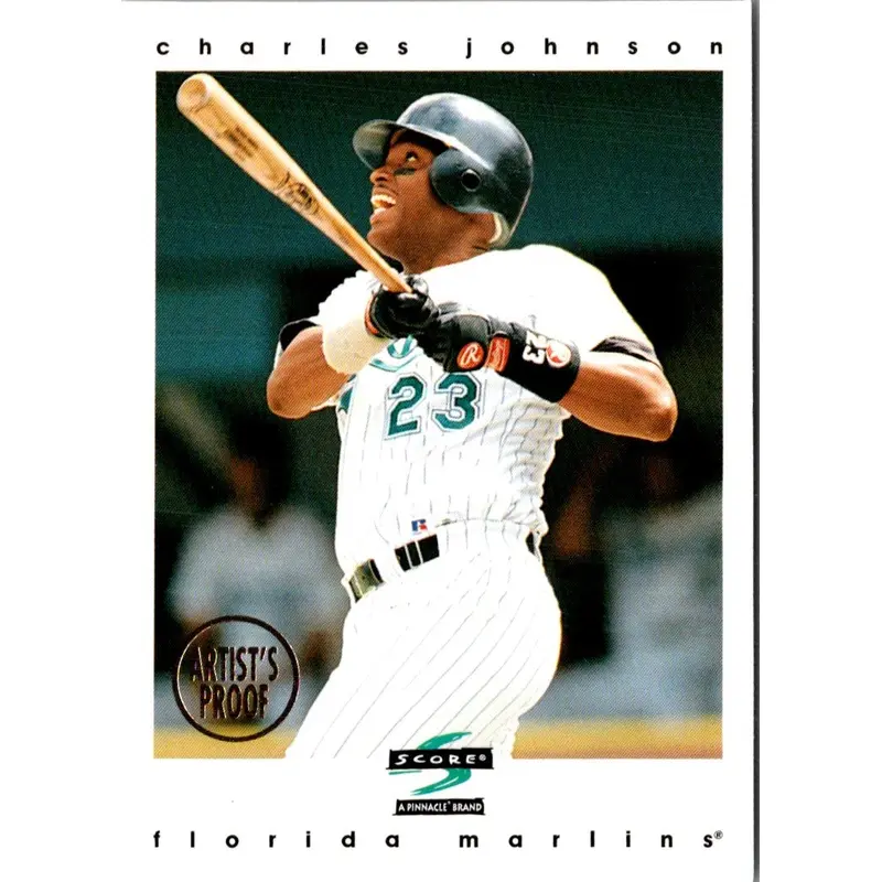 1997 Score Artist's Proofs White Border Charles Johnson #294