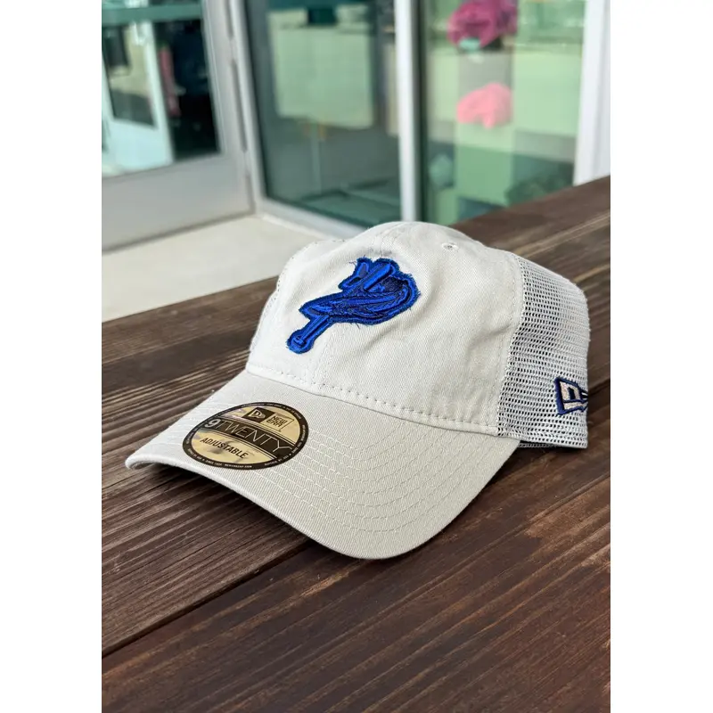 Pensacola Blue Wahoos New Era 9Twenty Khaki Gameday Cap