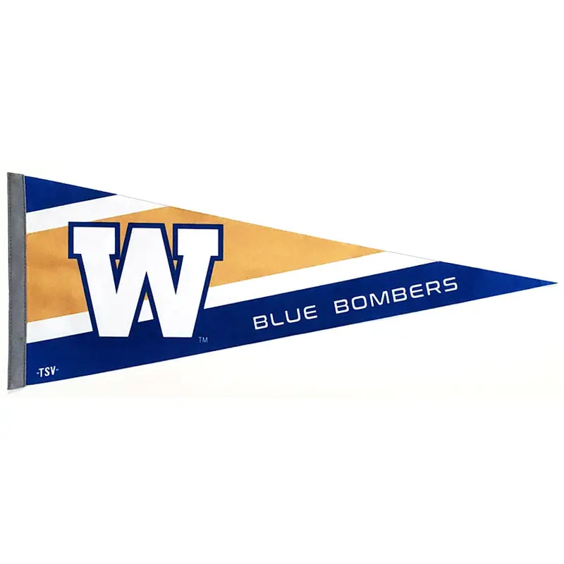 Winnipeg Blue Bombers CFL Football Team Premium Felt Pennant - The Sports Vault Canada