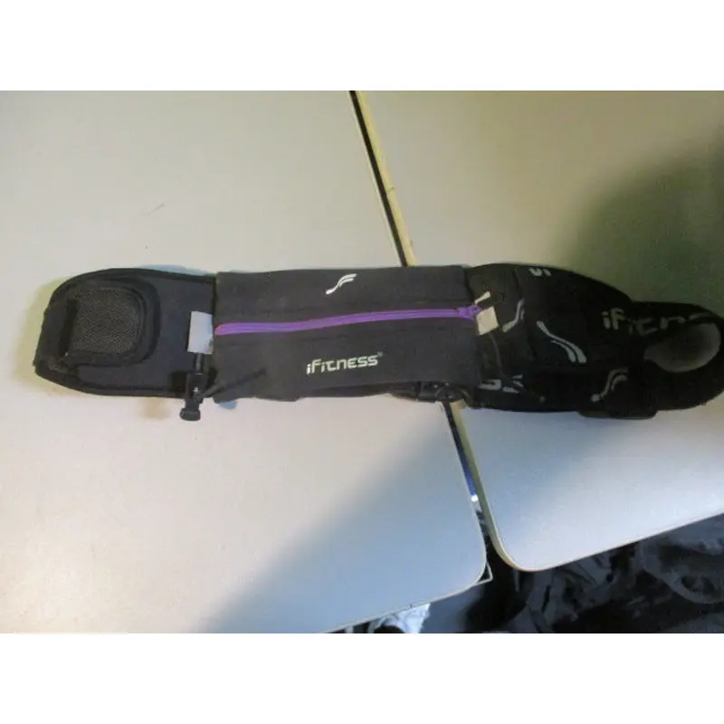 Used IFitness Black Waist Pack (Bottle Included)
