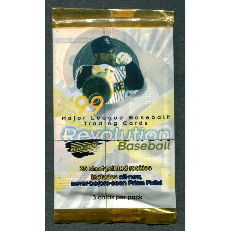 1999 Pacific Revolution Baseball Unopened Pack