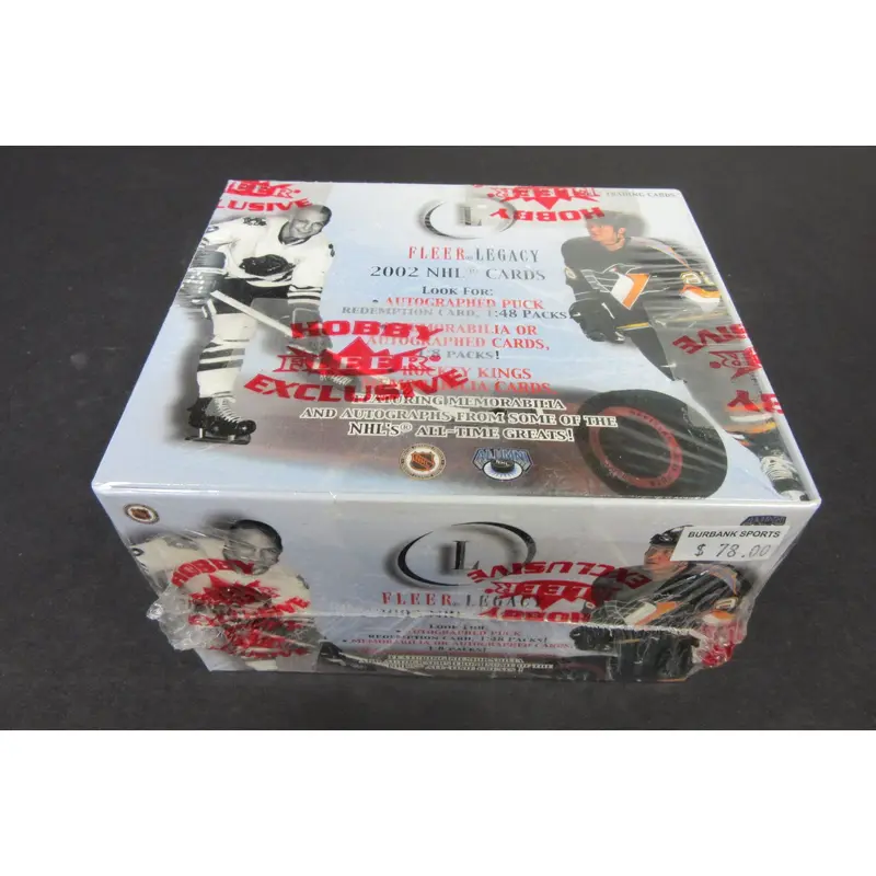 2001/02 Fleer Legacy Hockey Box (Hobby)