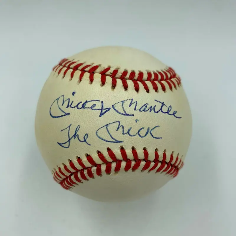 Beautiful Mickey Mantle "The Mick" Signed Inscribed Baseball With JSA COA