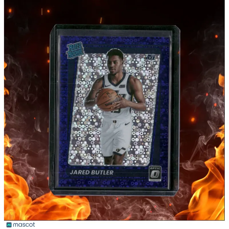 2021-22 Donruss Optic Jared Butler Fast Break Purple Rated Rookie 22/95 #199