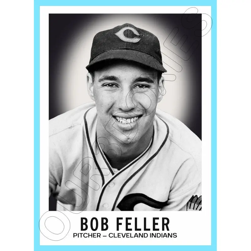 Bob Feller 1960 Leaf Custom Card - 4419