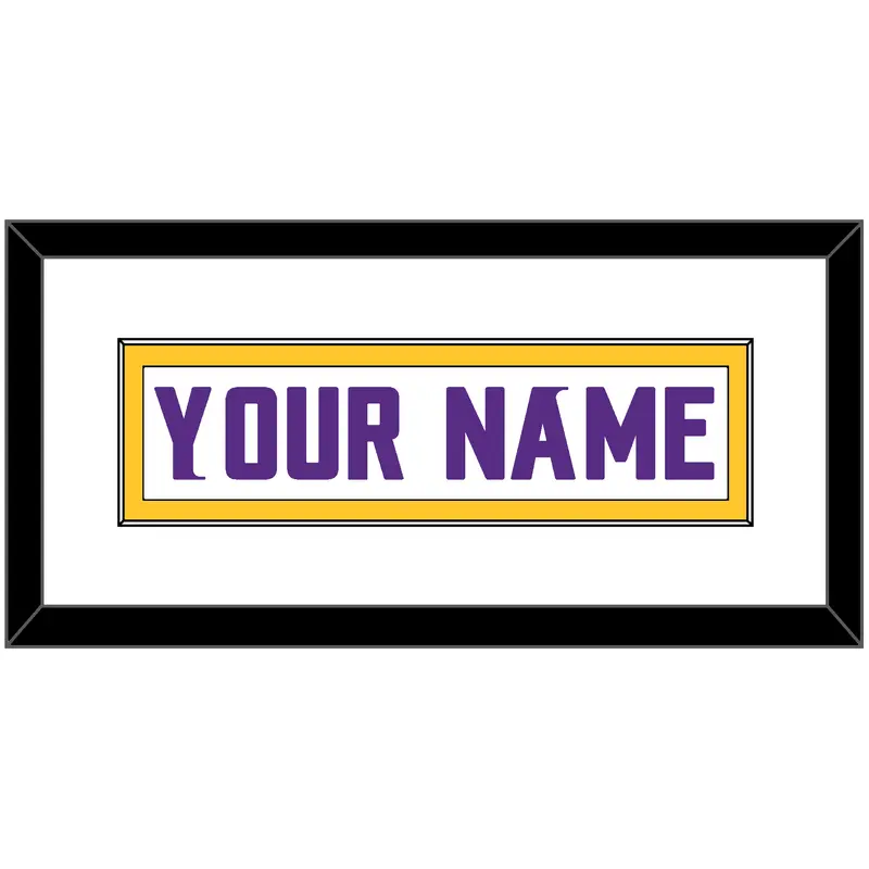 Minnesota Nameplate - Road White - Single Mat 1