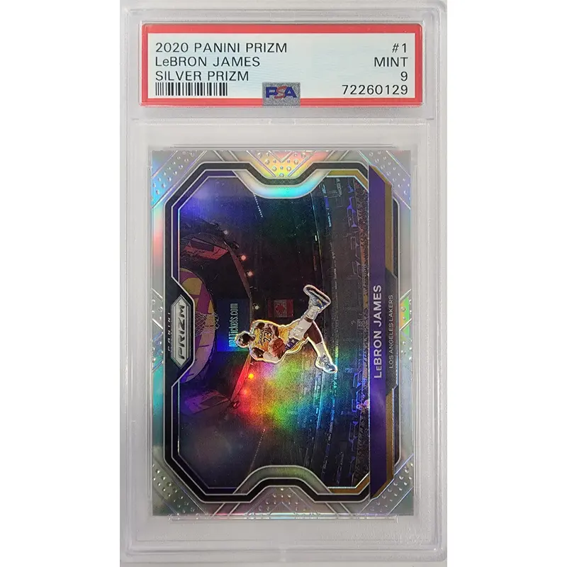 Lebron James 2020 Panini Prizm Silver #1 PSA 9 Mint