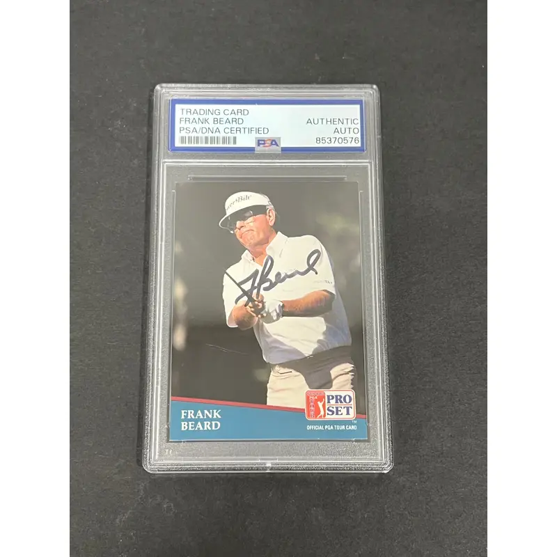1991 Pro Set #227 Frank Beard Signed Card PSA/DNA Slabbed AUTO