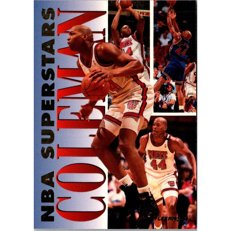 1993 Fleer NBA Superstars Derrick Coleman #3