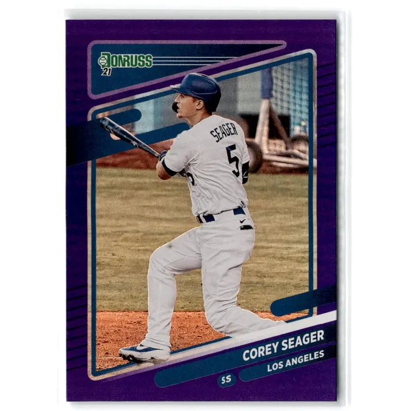 2021 Donruss Holo Purple Corey Seager #109