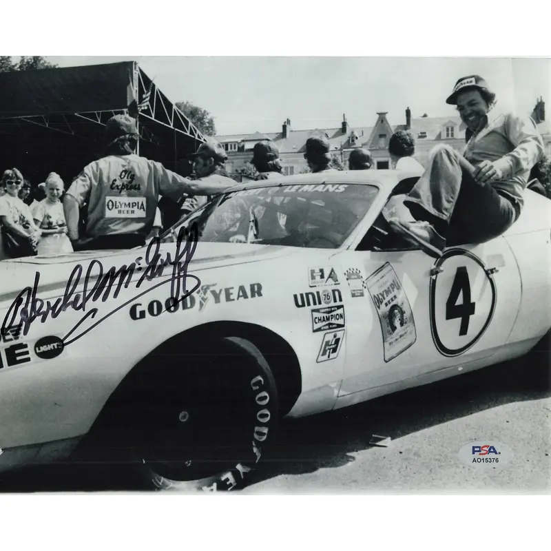 Hershel Mcgriff signed 8x10 photo PSA/DNA Autographed Racing