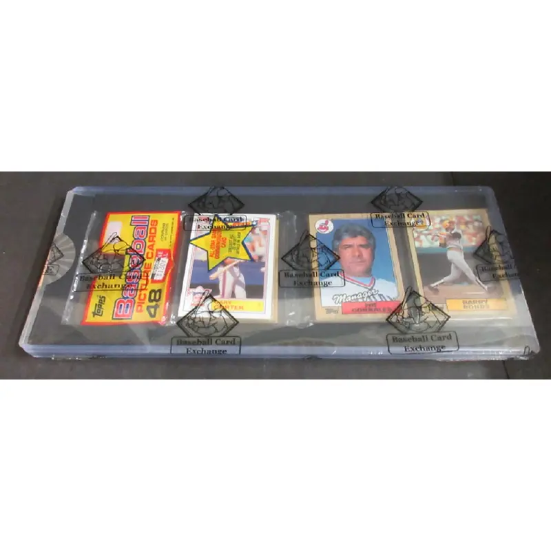 1987 Topps Baseball Unopened Rack Pack (Bonds Top) (BBCE)
