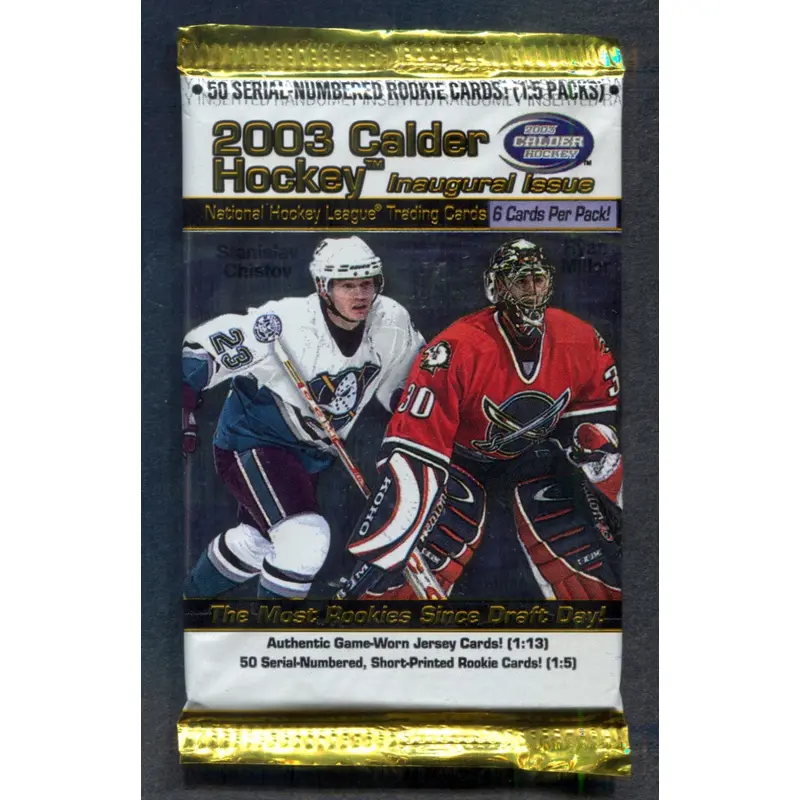 2002/03 Pacific Calder Hockey Unopened Pack (6)