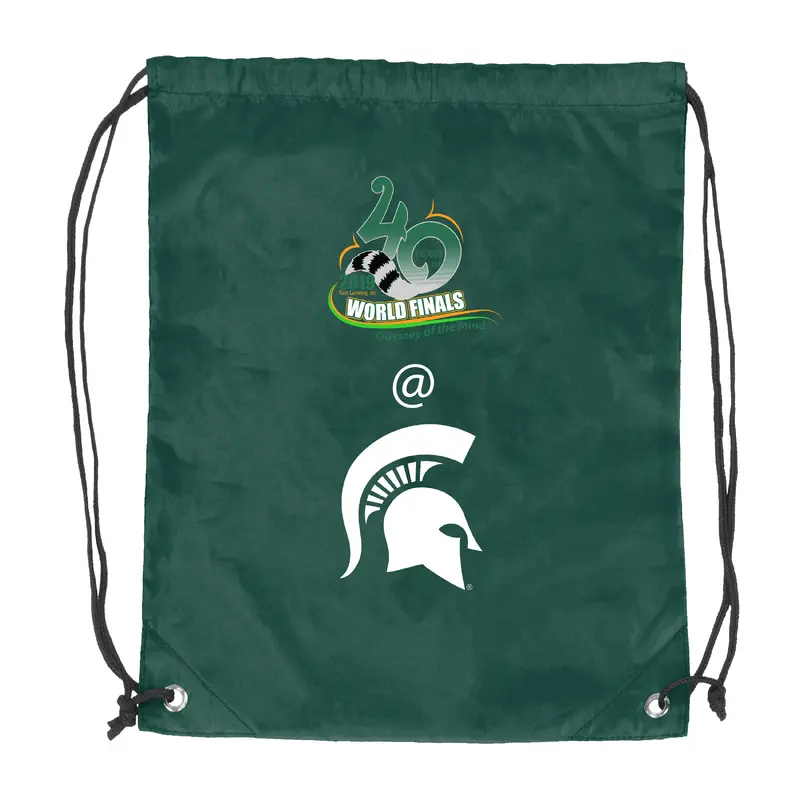 Michigan State University Hunter Cruise Backsack f/ World Finals Cobrand