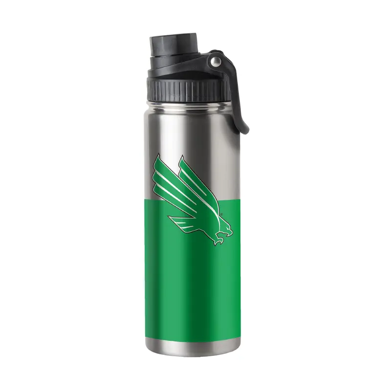 North Texas 21oz Colorblock Twist Top Water Bottle