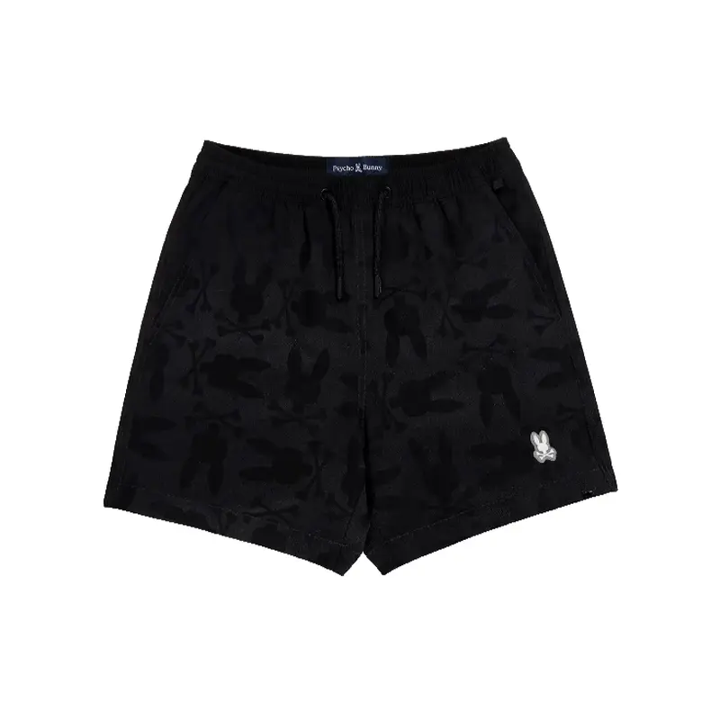 PSYCHO BUNNY KIDS BLACK SHORT B0W321B2SW BLK