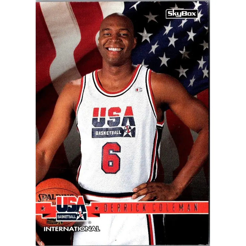 1994 SkyBox USA Derrick Coleman #37